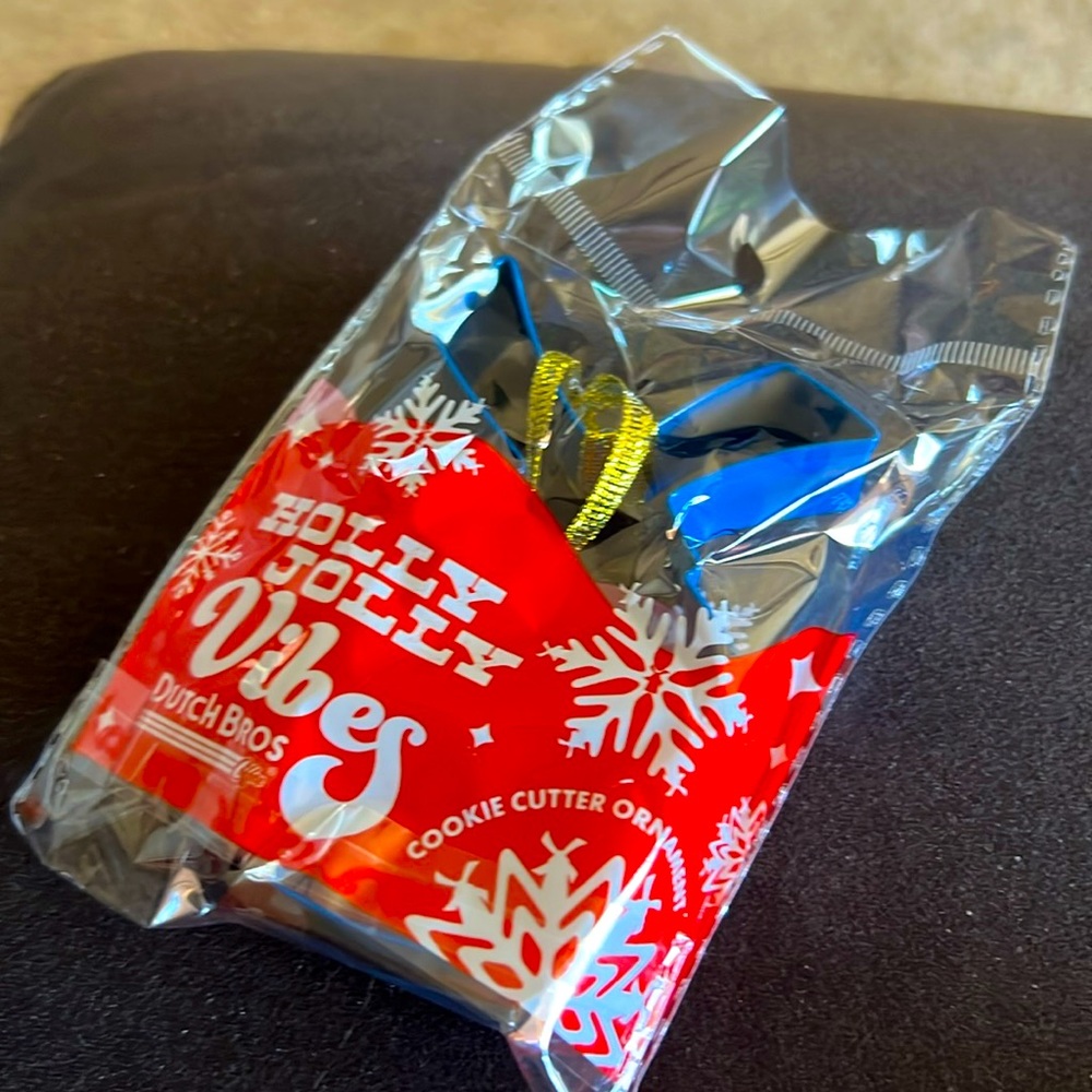 Dutch Bros Holiday Cookie Cutter Ornament